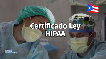 Certificado Ley HIPAA