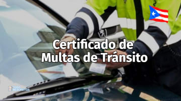 Certificado de Multas de Tránsito