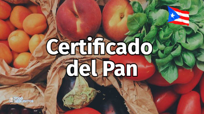 Certificado del Pan