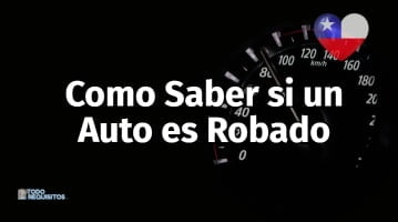 como saber si un auto es robado