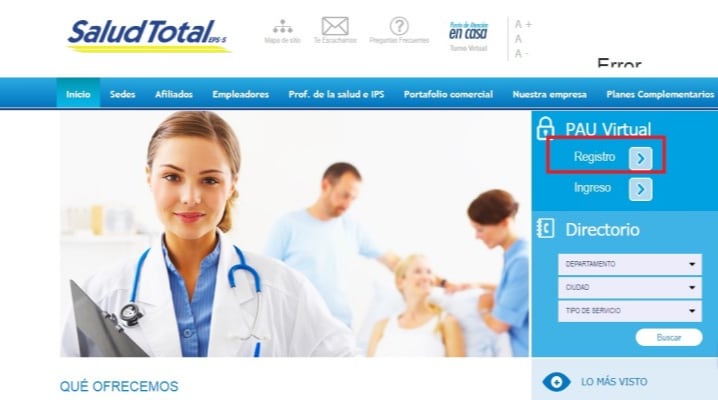 Comprobante de afiliados Salud Total