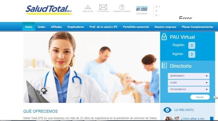 Comprobante de afiliados Salud Total