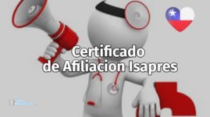 certificado de afiliacion isapres